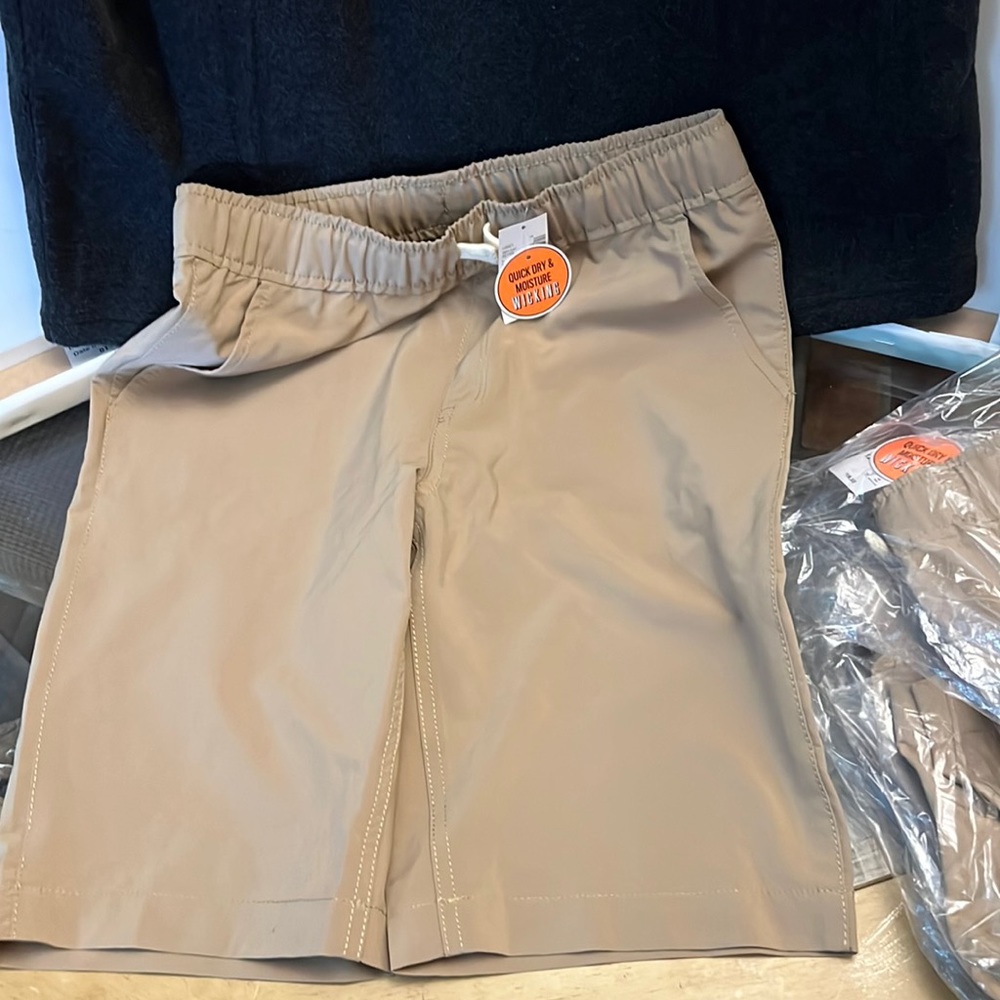 NWT 3 pair boys quick dry and moisture wicking uniform shorts. Price for 3 pairs
